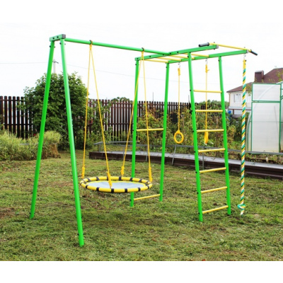 Уличный спортивный комплекс ''Олимпик 9.1'' с гнездом ''солнышко'' ⌀ 80 см